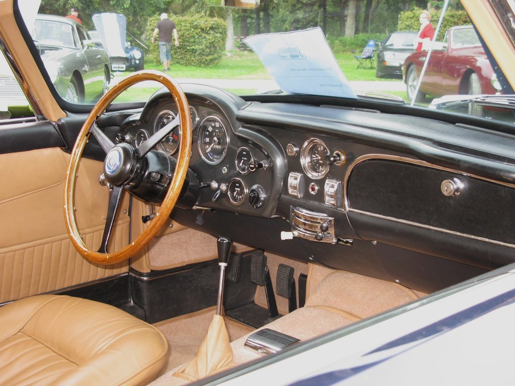 Interior of Neil Madison's Aston Martin DB5 Volante (1964)